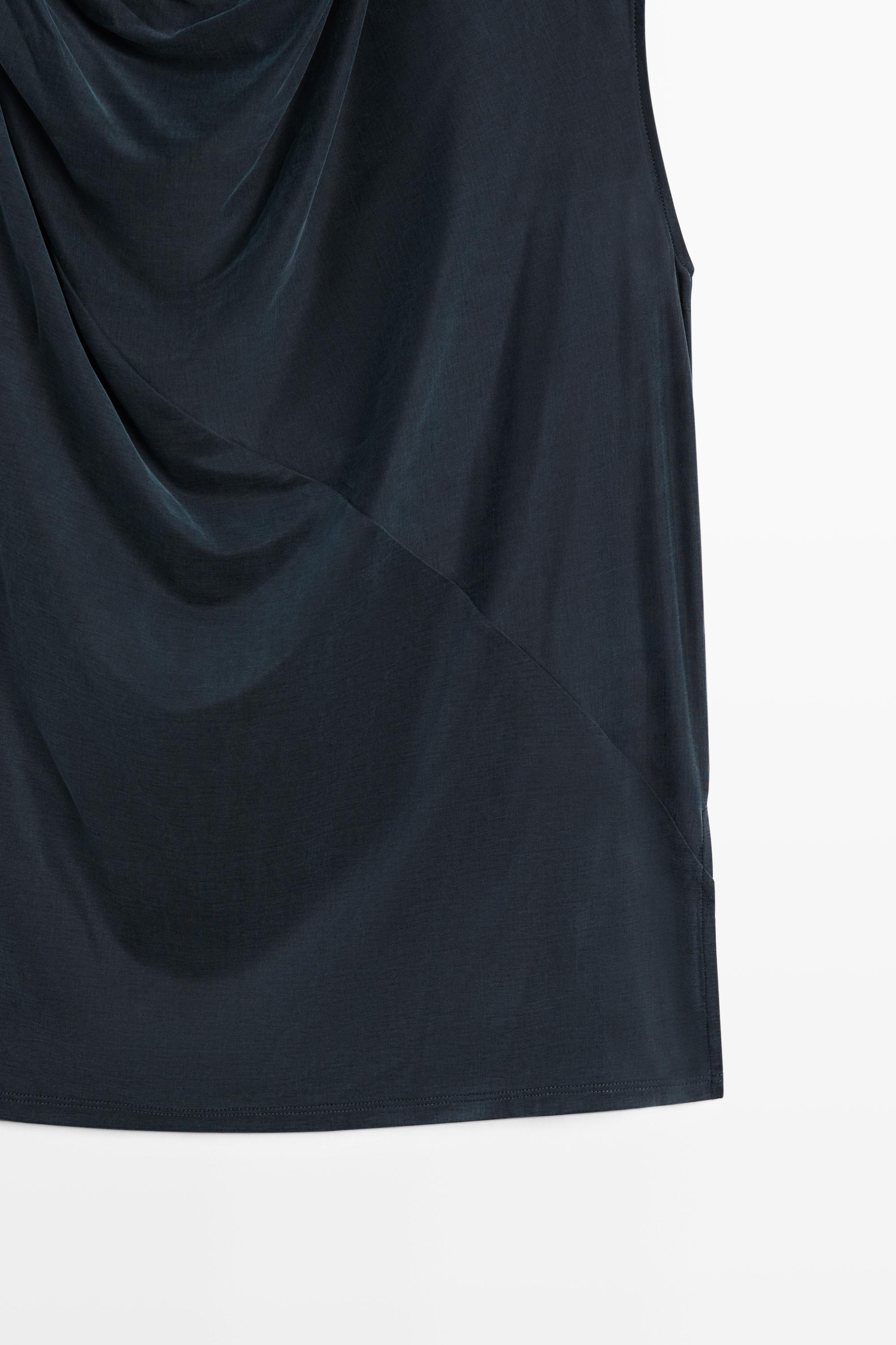 Draped back-tie top - STUDIO